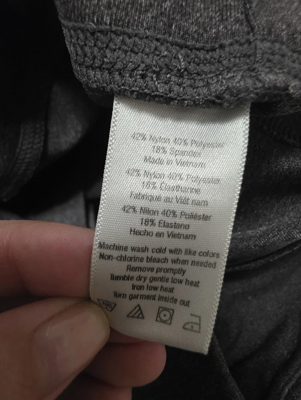 ALO Yoga Coast Stirrup Womens Leggings Size XS Black/gray